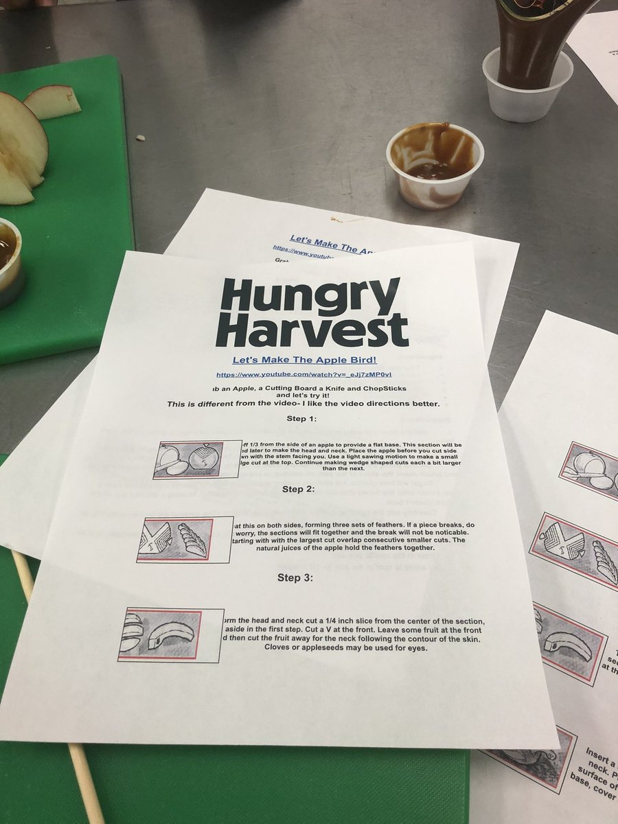 prostartteacher's tweet photo. @HungryHarvest todays fun with apples https://t.co/R2hFRhoTfa