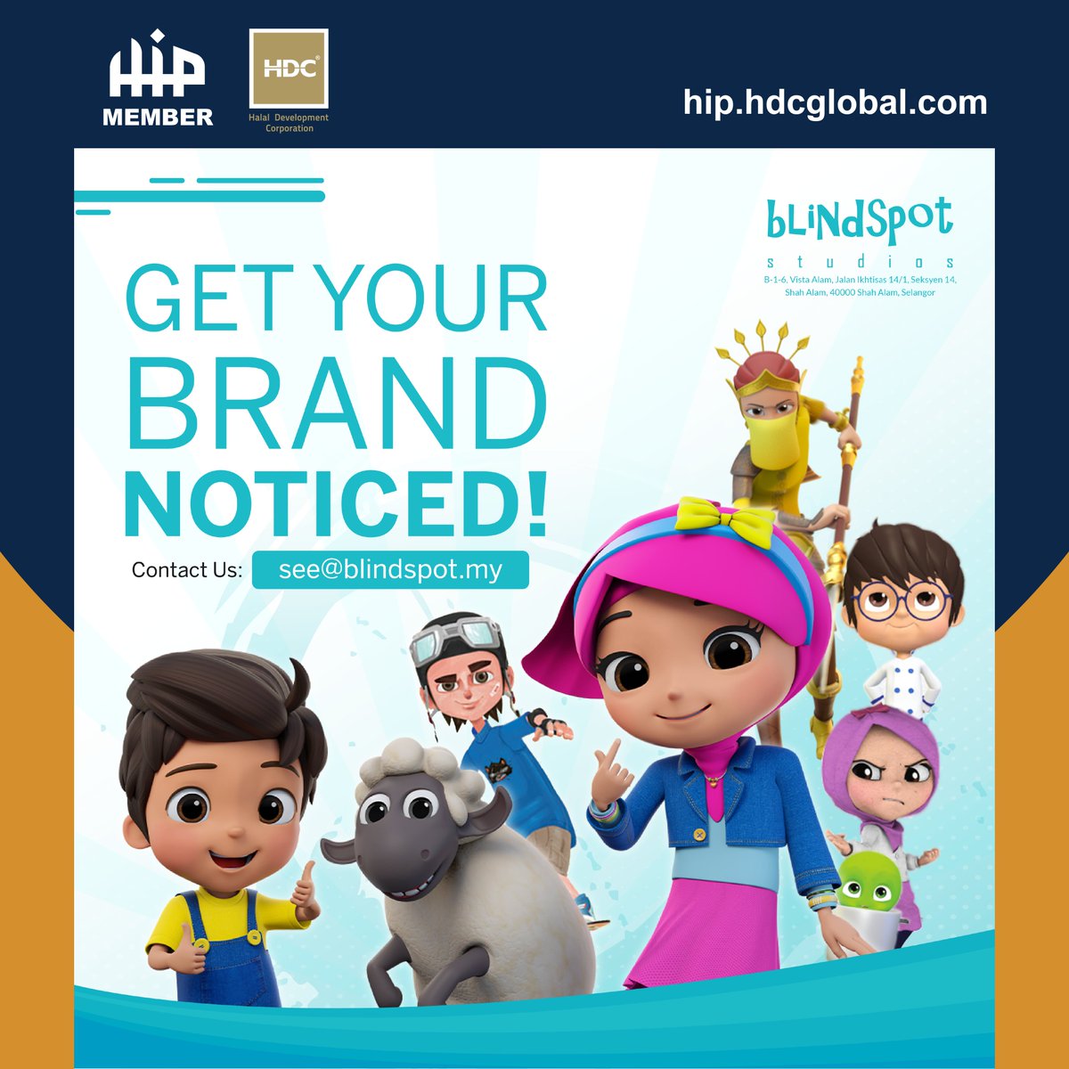 HIPxGlobal's tweet photo. 'Get your #OHSEM #BRAND noticed with #ANIMATION and #STORYTELLING. We
at Blindspot can help you. Send an email to us at see@blindspot.my '
#HIPsMember #AhliHIP #HalalIntegratedPlatform
#OHSEM https://t.co/lY4LvZyGUE