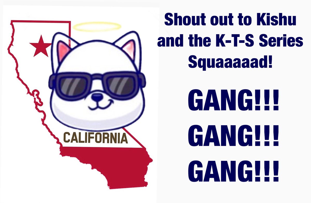 SoCalGAINS's tweet image. Shout out to @InuKishu and thaaaa @KtsSeries squaaaaad!!! California appreciates you! Go follow KTS Series on YouTube if you aren’t already for the Kishu hype vids!