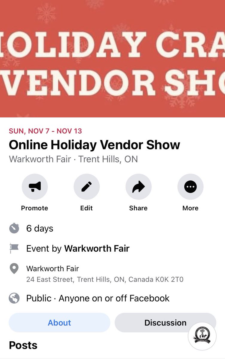 Online Vendor Show starting November 7th on our Facebook page! All funds support PAS