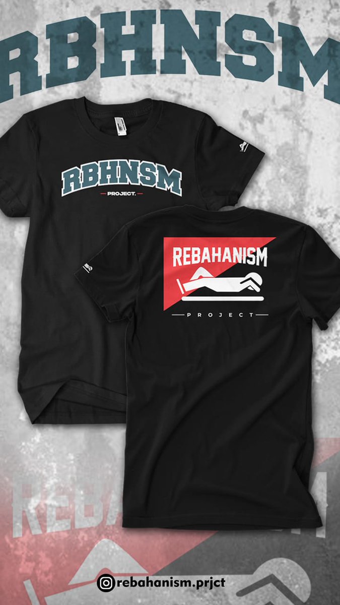 OPEN PRE-ORDER
REBAHANISM PROJECT
"CLASIC LOGO#2"

•MATERIAL•
-Bahan : Cotton Combed 30s
-Warna : Hitam
-Sablon : Plastisol Ink
-Bordir : Logo di Lengan Kiri

PRE ORDER sampai 10 November 2021
IDR 110.000

More info
WhatsApp : 0895-6176-91728
Instagram : <a href="/rebahanism/">D N</a>.prjct