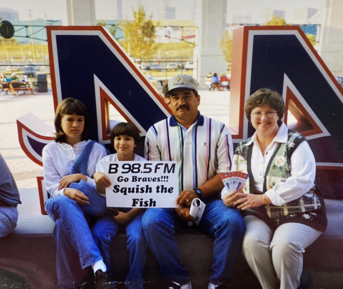 kplangley1's tweet photo. This is what I looked like the last time the @Braves went to the World Series. Thank the Lord I get to update these pictures now! 🙌🏽 #believeinthebowl #backthebowlcut #bowlcutlivesmatter https://t.co/vJmXcirOr1