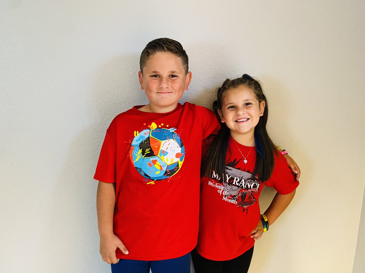 StacyR_82's tweet photo. #RedRibbonWeek #SayNoToDrugs #WearRedDay @MayRanch https://t.co/C6OYaNWheW