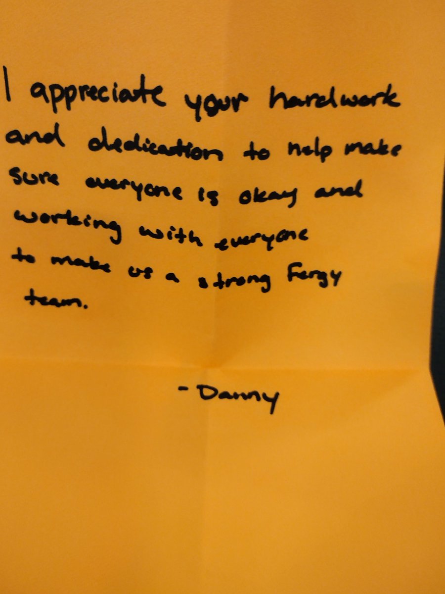 Tiara_JohnsonHR's tweet photo. What I Was Presented With In Staff Today! Thanks Team FERGY!!!
#ASDSAPPRECIATIONWEEK
@NancyHenryTHD
@TimLuca84807119 https://t.co/iMVwJnGxL1