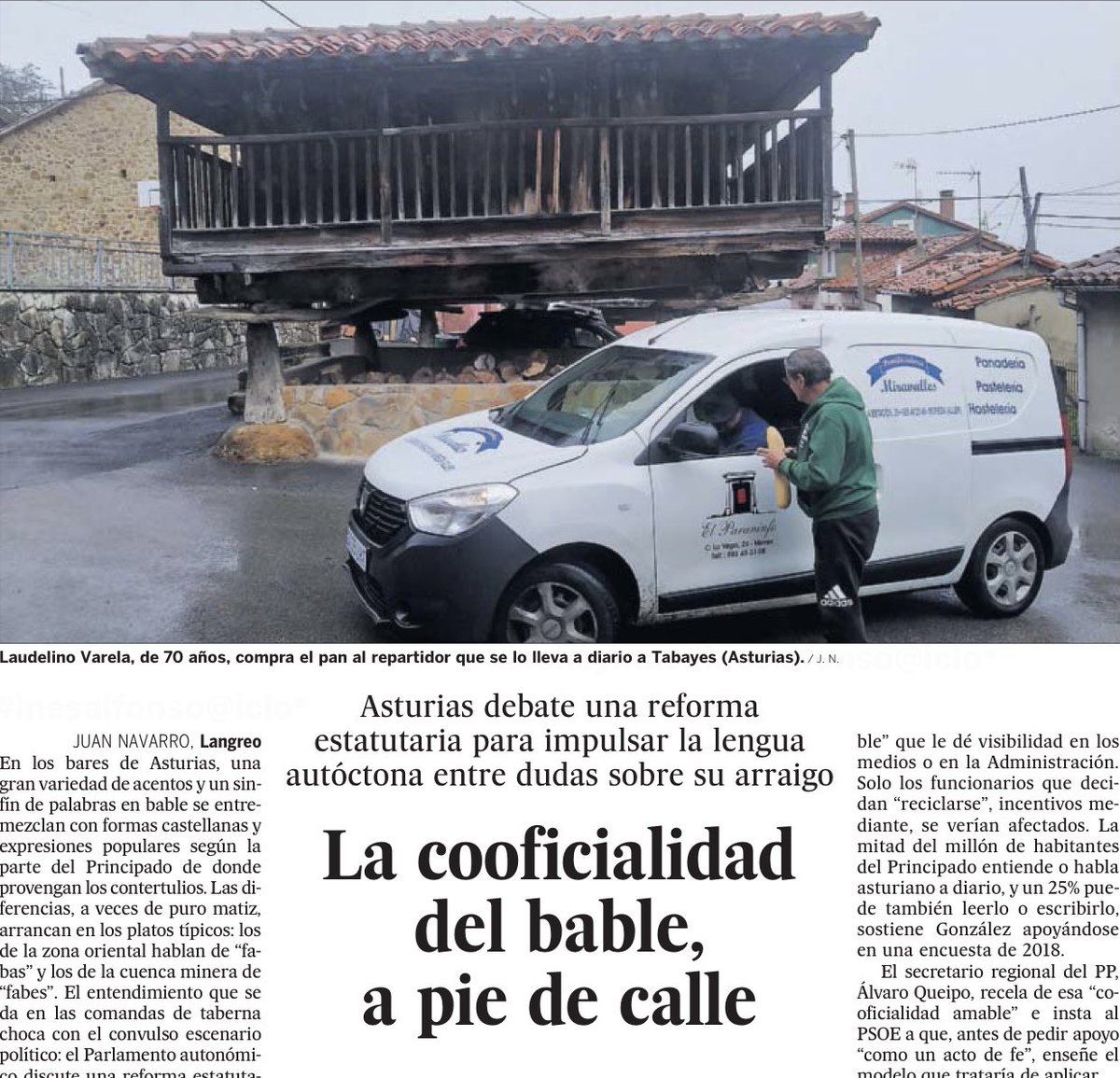 ESTATUTO DE ASTURIAS 👉El bable gozará de protección. Se promoverá su uso, su difusión en los medios de comunicación y su enseñanza, respetando en todo caso las variantes locales y la voluntariedad en su aprendizaje.
No existe la cooficialidad AMABLE, ES UNA ENGAÑIFA