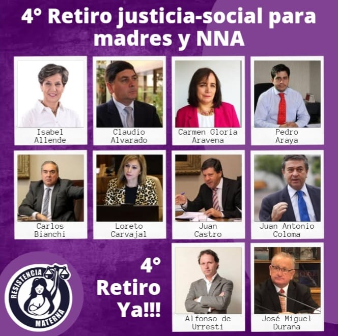 MaternaSantiago's tweet photo. Atentas compañeras la justicia para nuestros NNA violentados $ esta en manos de Senadoras y Senadores! Exigimos el pago de la deuda histórica con las madres y NNA de Chile! 4to Retiro retención total deuda de pensión de alimentos 🔥#bastadeimpunidad #todasjuntas Hilo https://t.co/HZ9IM7G4bI