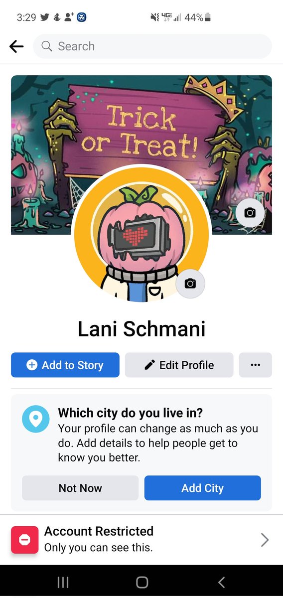 KylaniTsunami's tweet photo. @Pumpkinheads_ are taking over @Facebook 
#nft #NFTs #nftcollectors #NFTCommunity #welovepumpkins
#pumpkween #pumpkinaddict
#spacecase #heartface https://t.co/9inQkdnSgl