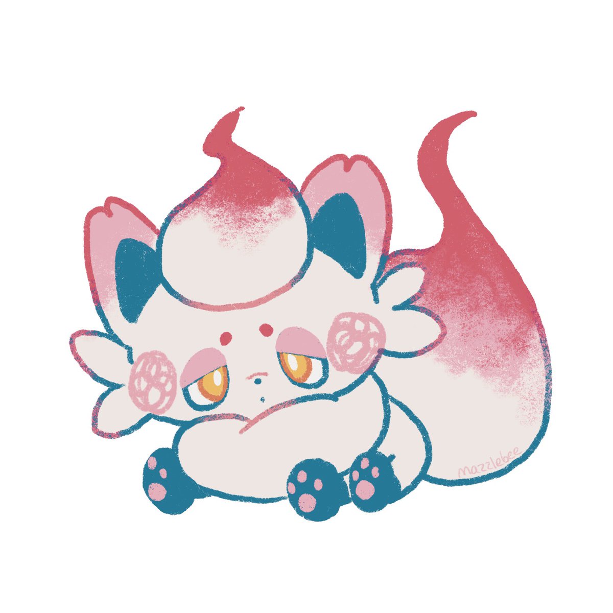 Mazzlebee's tweet photo. Hisuian Zorua is pretty actually very good 😩👍 https://t.co/qqpteTkmZr