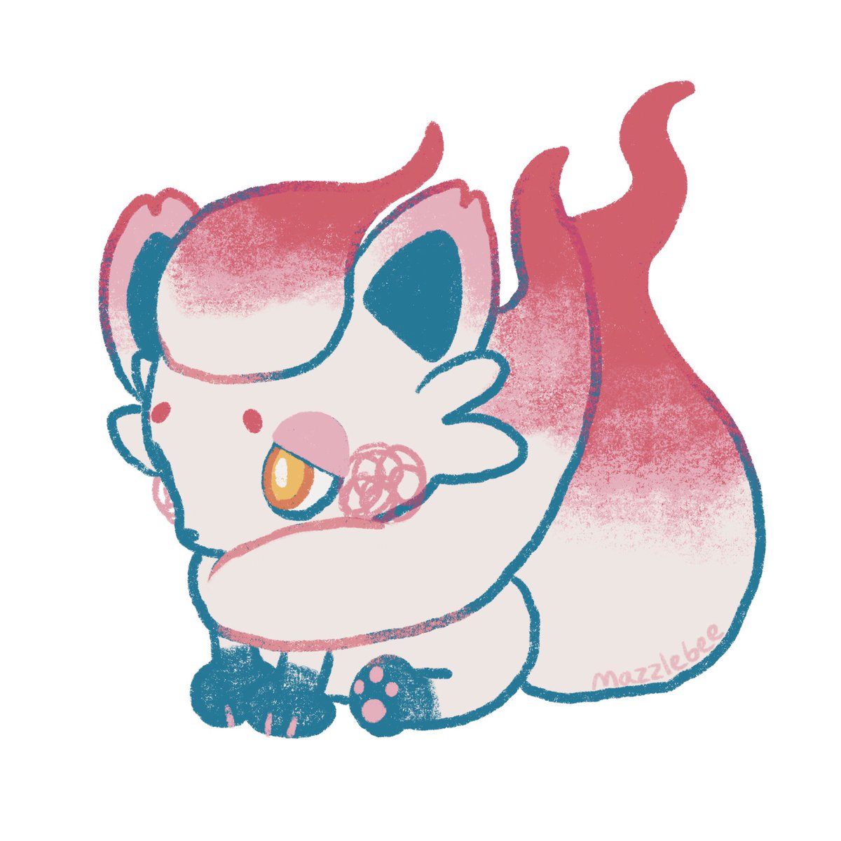 Mazzlebee's tweet photo. Hisuian Zorua is pretty actually very good 😩👍 https://t.co/qqpteTkmZr