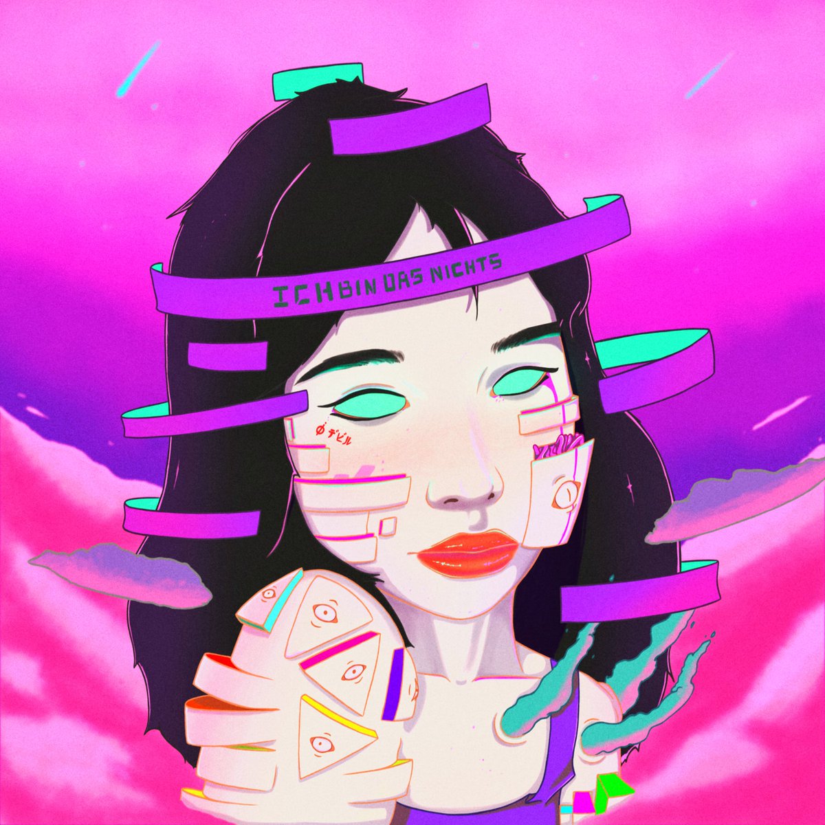WeTheAliensNFT's tweet photo. Hi, creating hand-drawn NFTs about the many faces of depression.

Why? 
I often hear “you don’t look depressed". So this is an attempt to show my demons but most importantly, bring awareness &amp; fight mental health stigma through art. 💪

Join discord fam:
https://t.co/TEVxqAZNYm https://t.co/mX71icXCSf