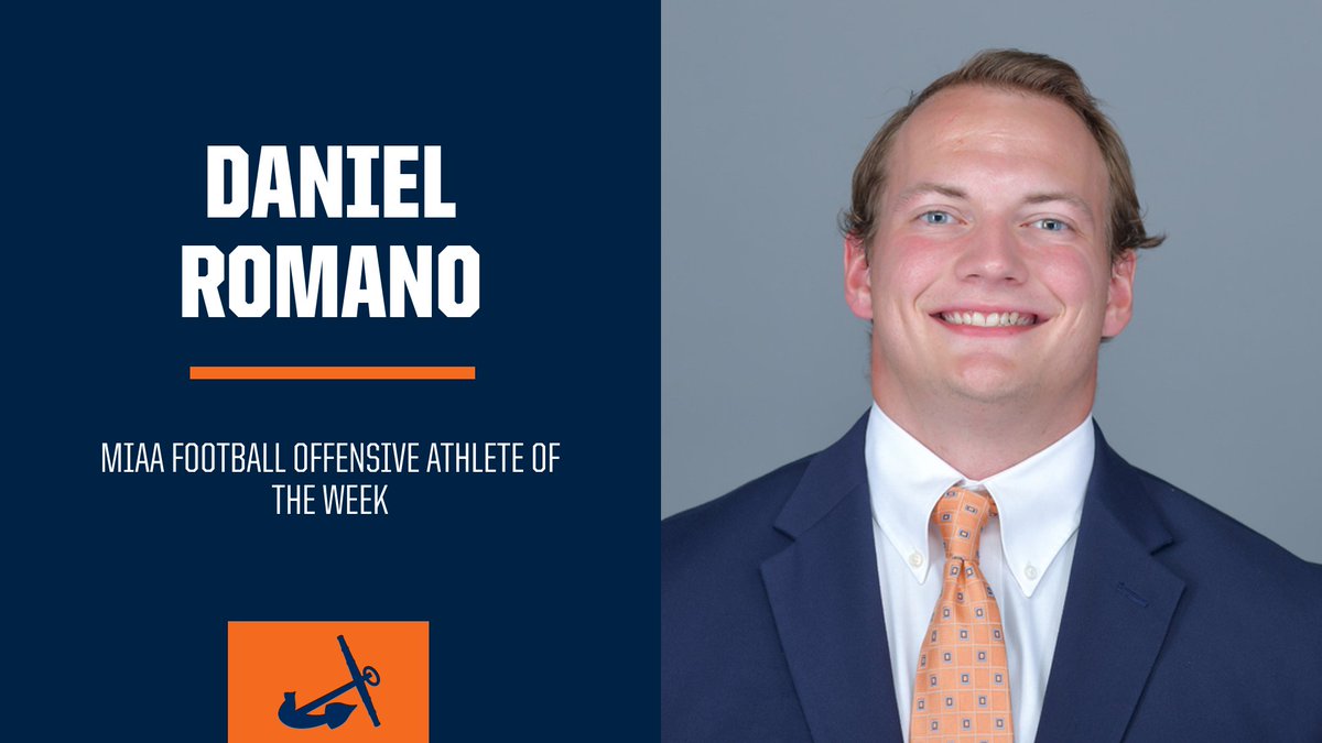 HopeAthletics's tweet photo. Junior running back Daniel Romano of @HopeCollegeFB is the @MIAA1888 Football Offensive Athlete of the Week. @HopeCollege #BeStrongBeTrue #d3fb 

https://t.co/FszqIo23Ey https://t.co/MGugicSPOt