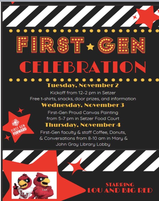 lu_diversityinc's tweet photo. ✨✨Join us on Nov. 2, 2021 for the start of our First Generation Celebration! There will be food, prizes and more!!✨✨ https://t.co/y1y0uUpjMa