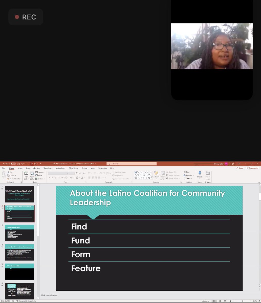 CHPPD_APHA's tweet photo. Great hearing from Wendy Talley, Program Manager at Larino Coalition for Community Leadership. Learn more:  https://t.co/ujOVp9vYtS #DayOfAction #PublicHealthForPublicSafety #Apha2021 https://t.co/ruwtyVoBLj