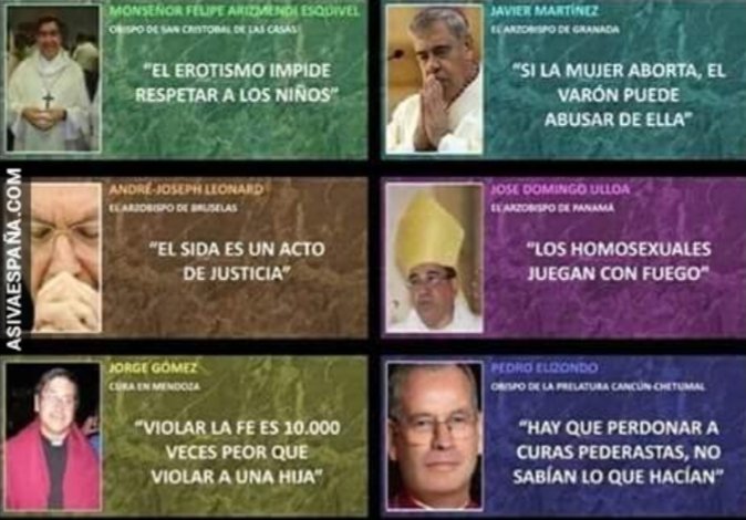IREMARKLA's tweet photo. La iglesia, la santa iglesia...
#TraidoresALaRazaHumana
#AsharuSquadAntipedo
#OpChildSafety
#OpDeathEaters
#LxsNiñxsNoSeTocan
#Infanticidio
#AbusoSexualInfantil
#ViolacionDM
#SuicidioDM https://t.co/SxKhkVA21k