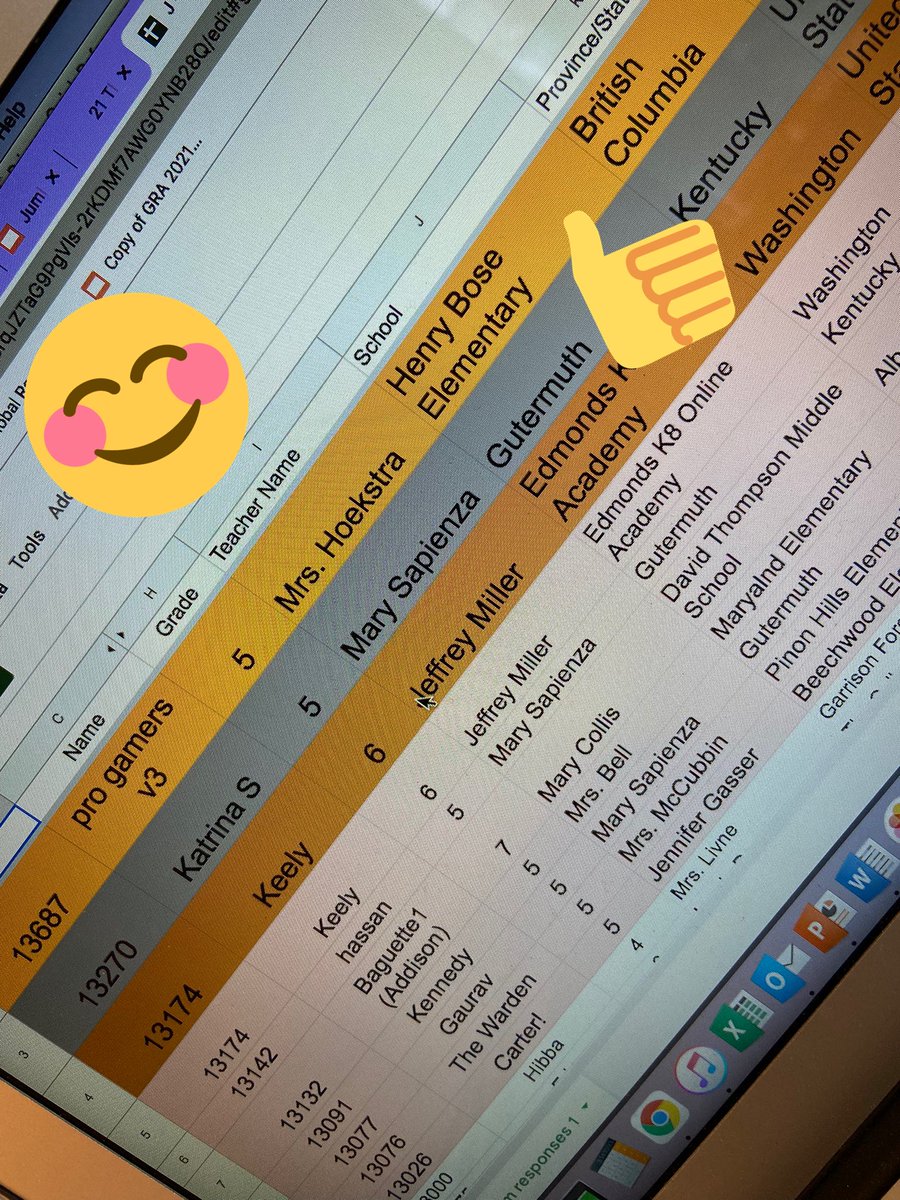 hoekstrasclass's tweet photo. Our class is loving “The Jumbies” and was so excited to be at the top of the kahoot leader board this week! Thanks @TraceyBaptiste for writing such a great book and @teachingsmarter for organizing such a fun challenge each week! #grajumbies https://t.co/ct8jbZeOMo