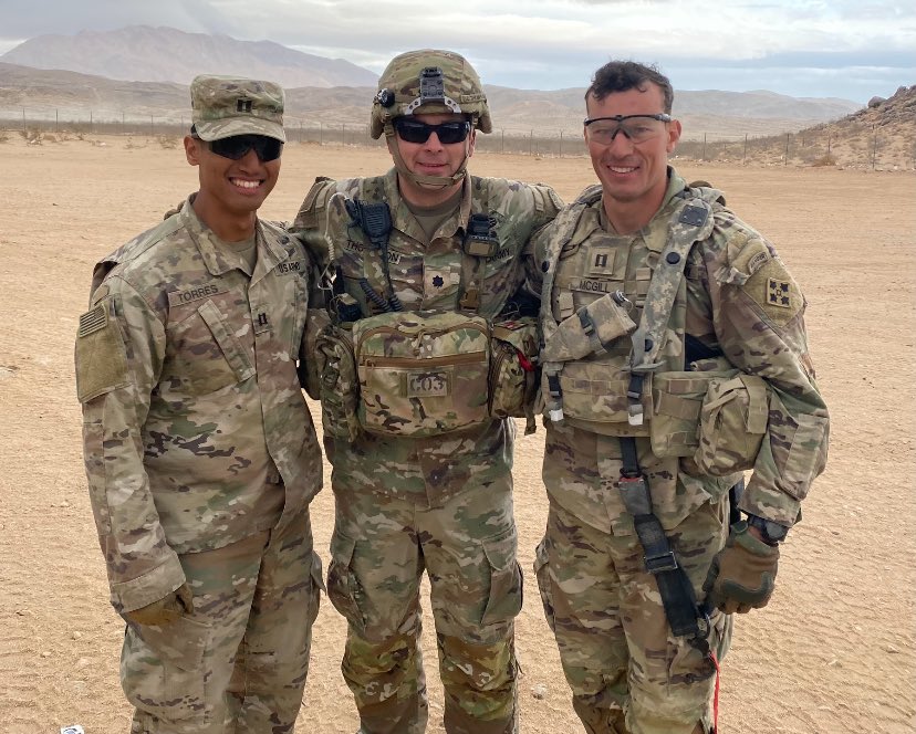 One of the best things about being an OC/T <a href="/Cobra_NTC/">Cobra Team at NTC</a> <a href="/NTC_Update/">Fort Irwin NTC</a>, is seeing your former LTs commanding Troops and leading the next generation of warfighters. #BestInTheDesert #VictoryorDeath @NTCLead6 @ChiefofArmor <a href="/FORSCOM/">FORSCOM 🇺🇸</a> <a href="/grizzlyteamjmrc/">GrizzlyTeamJMRC</a> <a href="/MAKI917601/">AdisaKing</a> <a href="/1_32_CAV/">1st Squadron 32nd Cavalry Regiment “Bandits”</a> <a href="/Cobra07NTC/">Cobra07NTC</a>