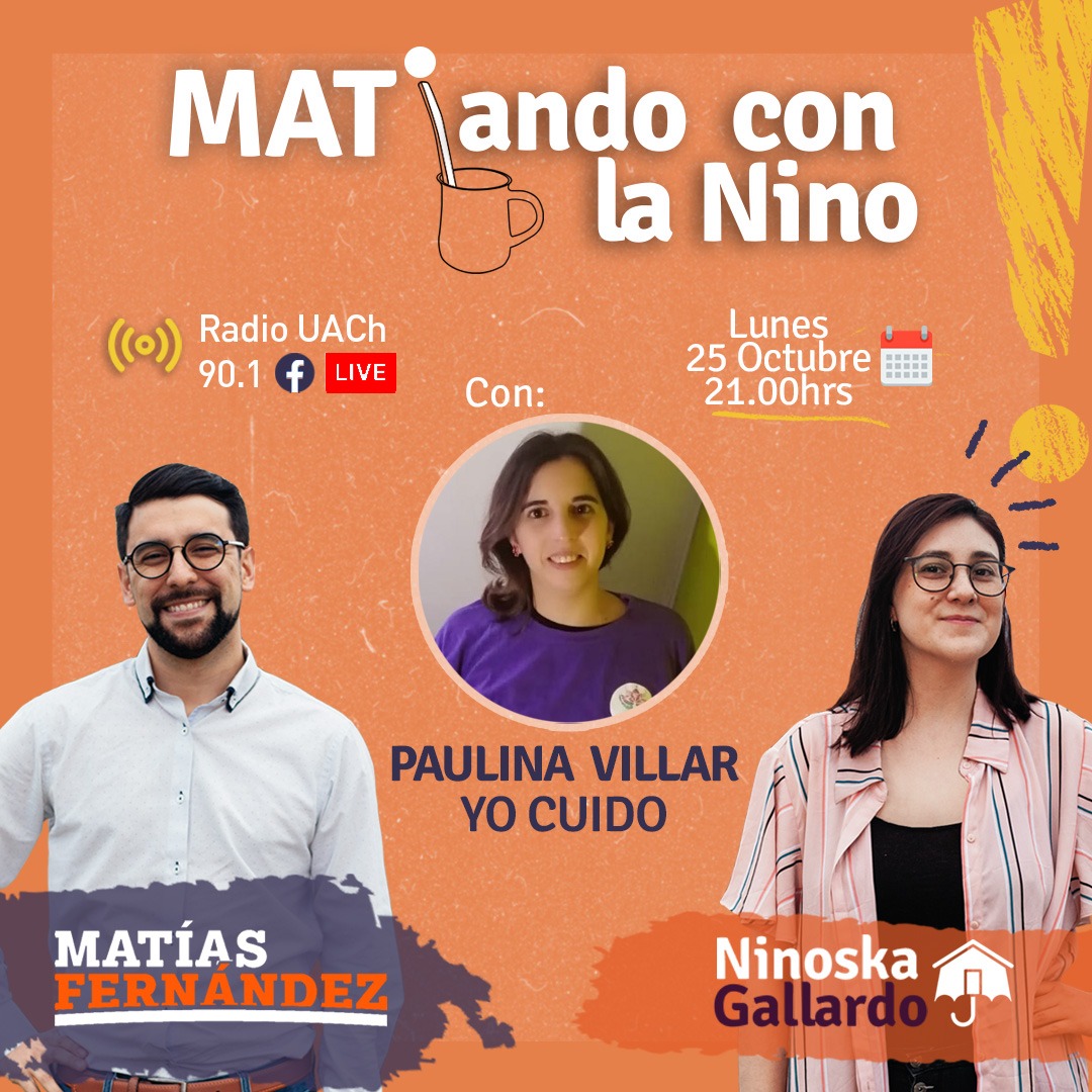 NinoGallardo3's tweet photo. Hoy a las 21 a través de @radiouach junto a @mati_fernandez estaremos conversando con Paulina Villar de la Asociación de cuidadoras no remuneradas "Yo cuido" mujeres Unidas por el derecho a una vida digna.
#matiandoconlanino
#ninodiputada #maticore
#mujeres #vidadigna #dignidad https://t.co/ujuDGUt0RV