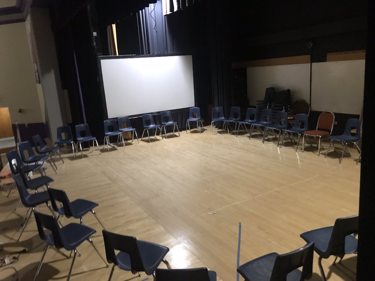 goelzg's tweet photo. Anyone that knows me for more than a hot minute knows that I LOVE me some community circles!
Brightened my day seeing this set up for a circle โญ๏ธ tomorrow @DottkePBLHS.
#wawmproud
#Elevate
#RestorativeMindset https://t.co/GSm2ssYQcQ
