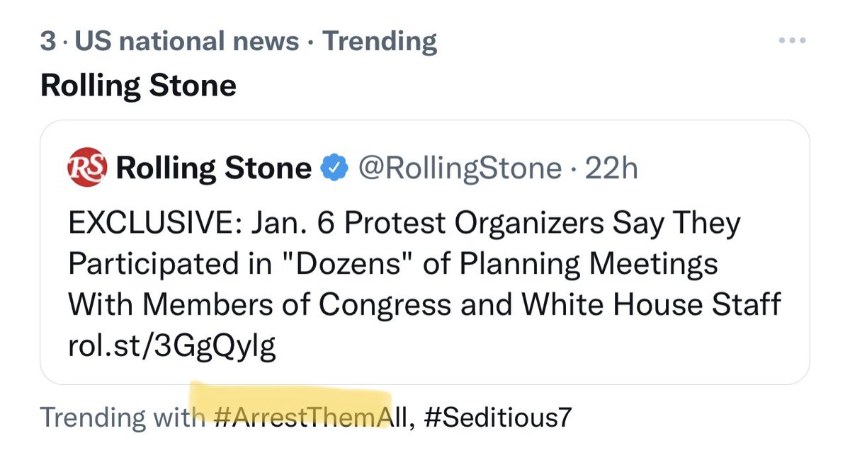 #ArrestThemAll is tied for the #3 trend in America. Keep retweeting to make it the top trend.