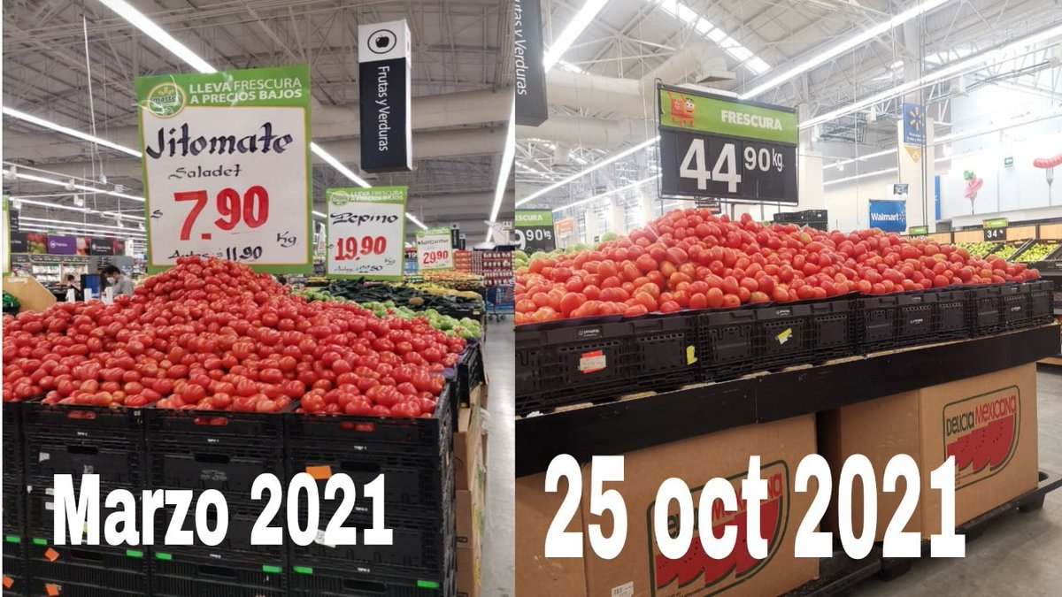 plazacamacho's tweet photo. Que opinas de este aumento. #jitomate #tomate #mexico #walmart https://t.co/6SKfv5ODDA