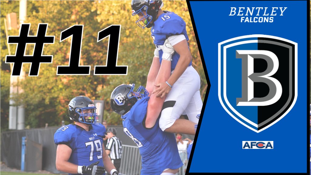BentleyFalcons's tweet photo. 7-0 Bentley Moves Up to No. 11 in AFCA Division II Coaches Poll

https://t.co/qoLXJCCcKb
#BentleyU #BeAForce #NE10Embrace https://t.co/jJWG29d2Lu