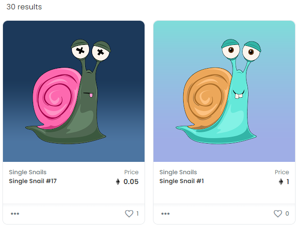 SingleSnails's tweet photo. What a journey! There is just ONE @SingleSnails left at the .05 floor before the floor jumps to 1 Eth for Single Snail #1 👀

@SingleSnails alpha announcement coming up next 😎 https://t.co/4lENUdg0Aq