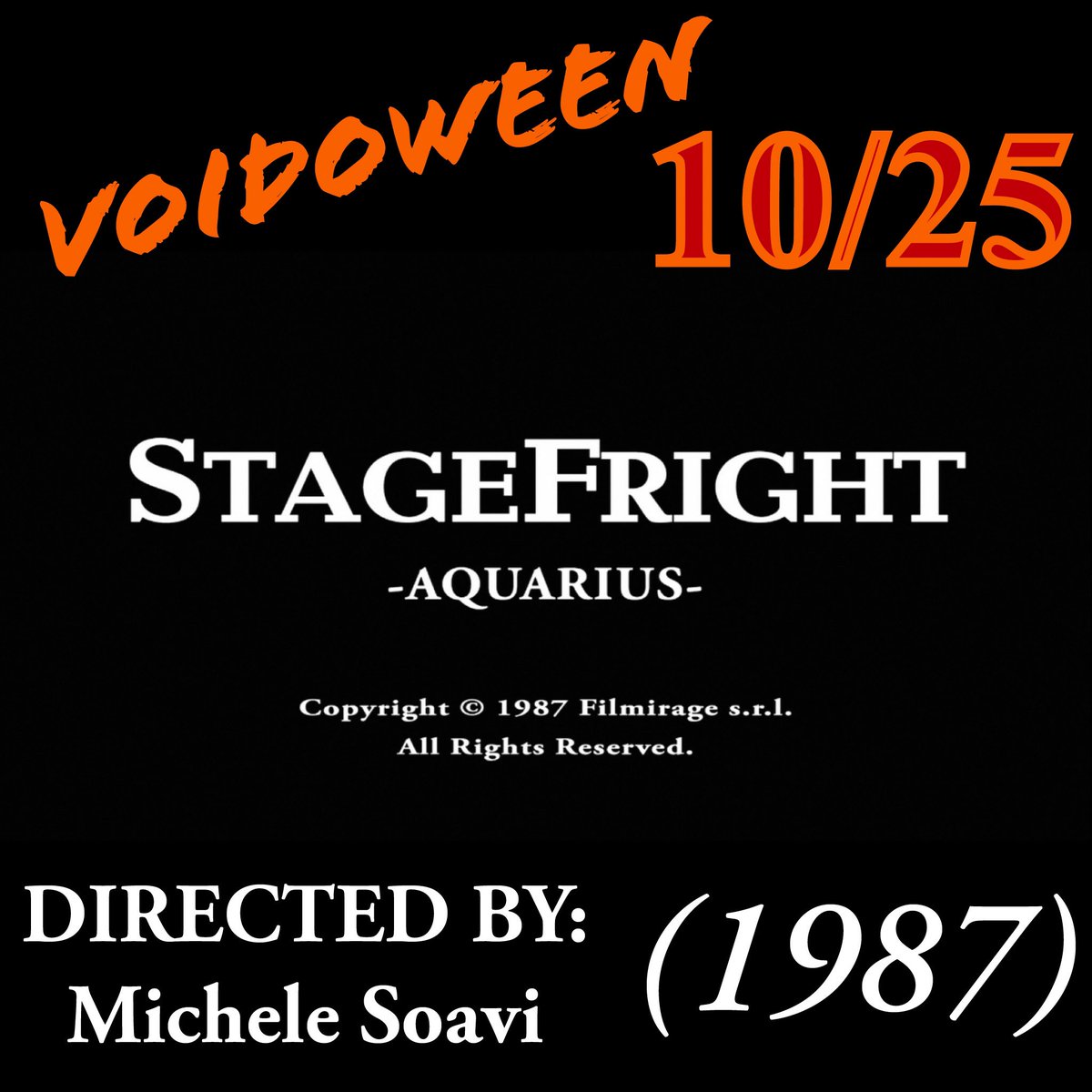 oddmoviemaster's tweet photo. Voidoween 10/25:
[Slasher Film]
.
STAGEFRIGHT
[DELIRIA] (1987)
.
Dir: Michele Soavi
.
.
#CinematicVoid #Voidoween
#StageFright #MicheleSoavi #DavidBrandon #BarbaraCupisti #HorrorMovie #ItalianHorror #Salsher #Bloody #Fun #So80s #HotSax #SaxAndSynth https://t.co/cmAtjhhiGT