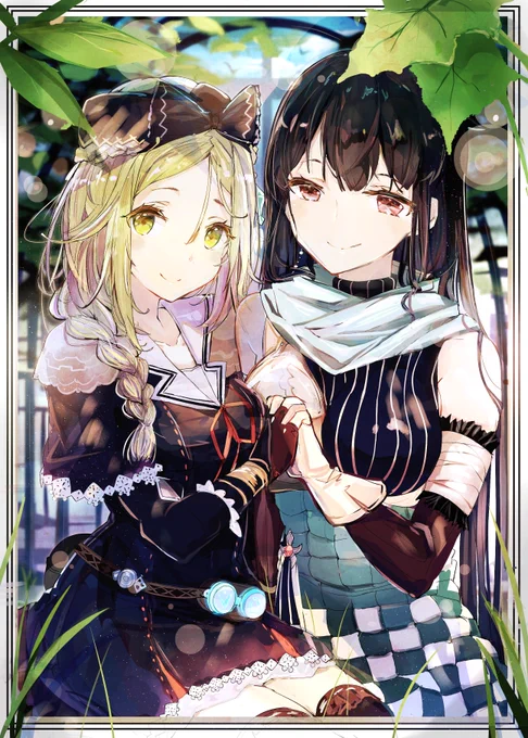 二年ほど前にアンソロジー企画で描かせていただいたイラストです。昔描いた中でもお気に入りの一枚です 