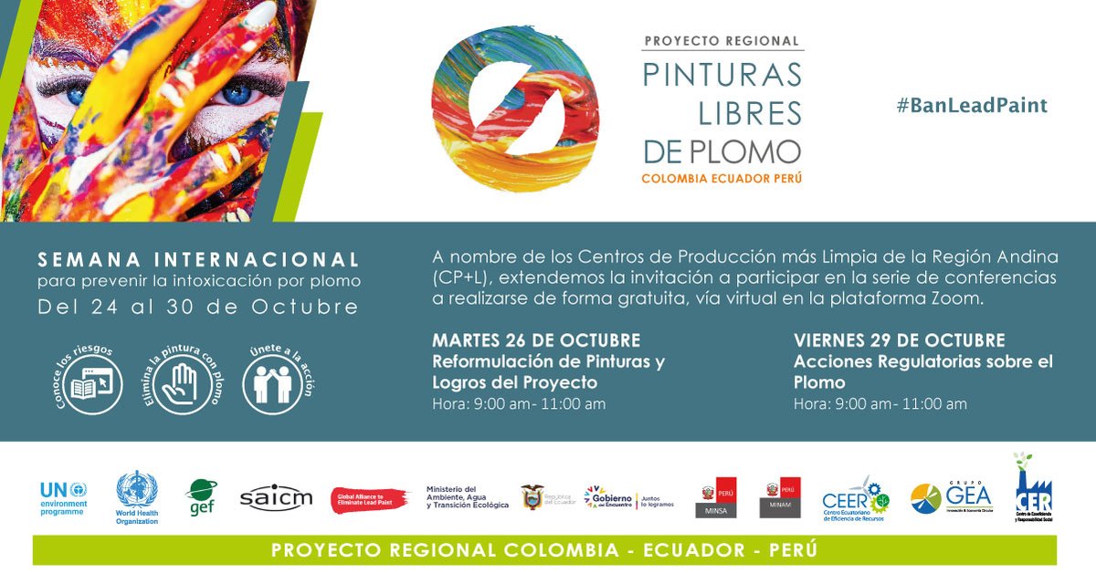 ceer_ec's tweet photo. Mañana a las 9h00: Reformulación de Pinturas y Logros del Proyecto
Inscripciones:  https://t.co/HZaCfANc8W

#BanLeadPaint #ceerec #ILPPW2021 https://t.co/s7sVD2OW9I
