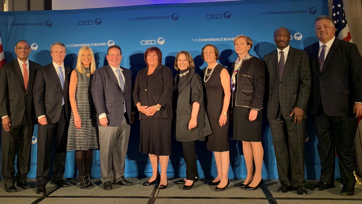 CEDupdate's tweet photo. Tonight, the Committee for Economic Development, the public policy center of The Conference Board, will hold its annual Distinguished Leadership Awards Celebration. Congratulations to this year’s honorees! https://t.co/Z84TkfKaeG