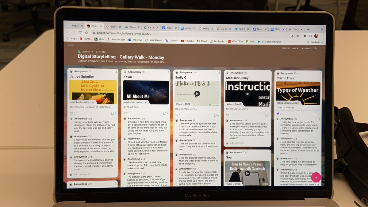 iannucck's tweet photo. @padlet such an easy way to collaborate with my classmates! https://t.co/e4nhCLz6rB
