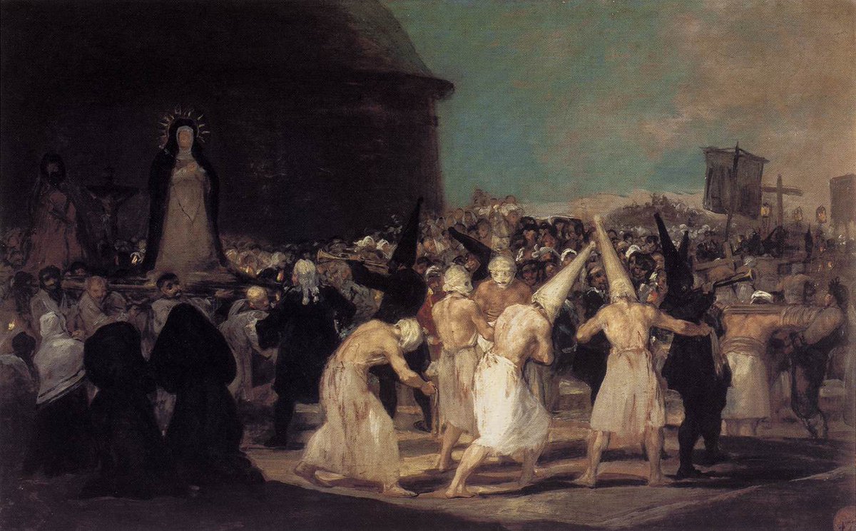 RT @artistgoya: Procession of Flagellants, 1793 #franciscogoya #goya https://t.co/FrL2RISQlw