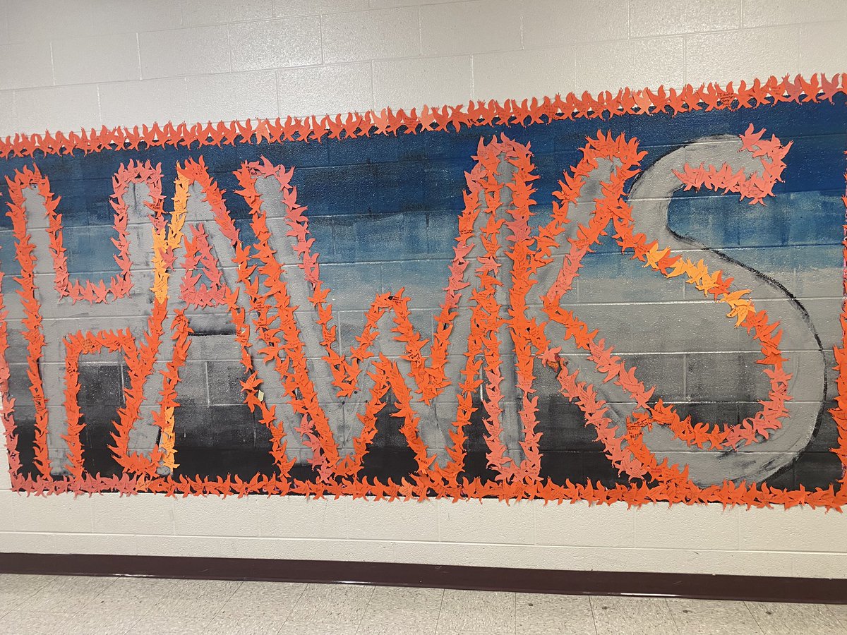 Last week we celebrated UNITY DAY to show unity for kindness, acceptance &amp; inclusion. Students wore orange 🟠 &amp; wrote positive messages to show commitment to unity &amp; to promote a sense of belonging. These powerful messages are a reminder of what it means #2BeAHawk #hawkstogether