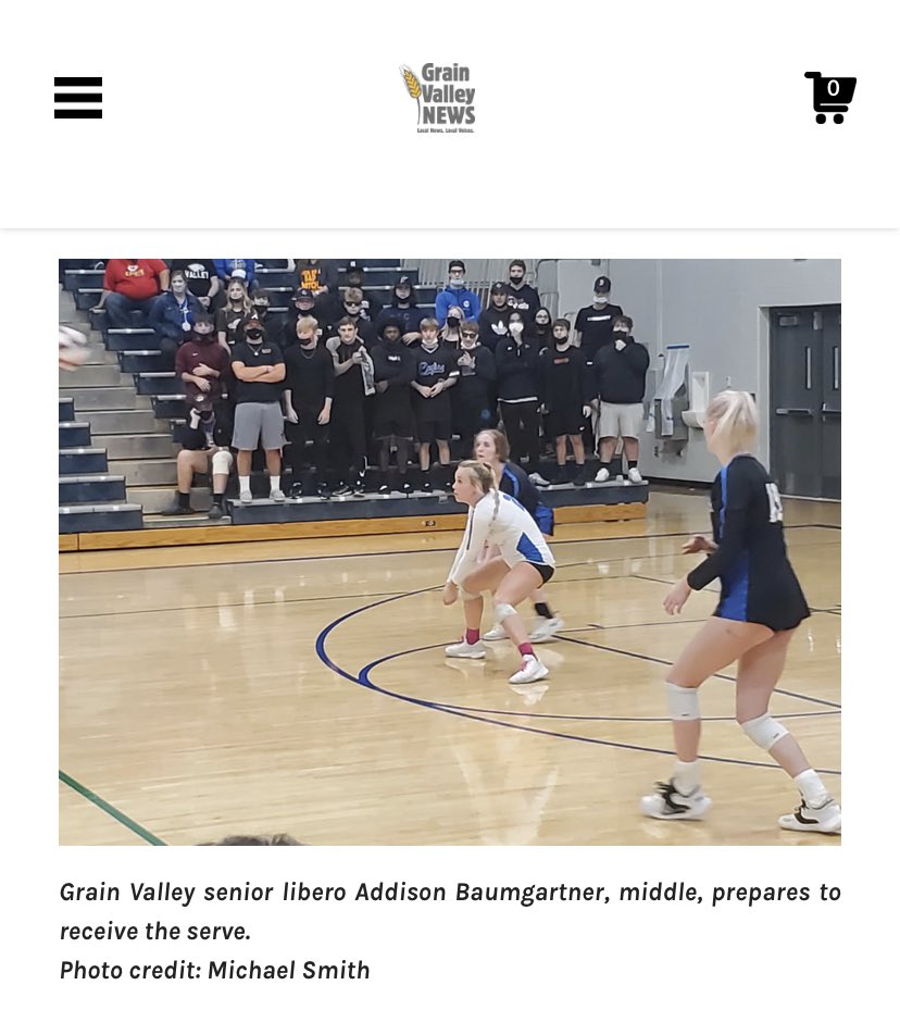 In Sports: Grain Valley’s season ends in three set loss to Jaguars 

grainvalleynews.com/news/grain-val…

Sports coverage is sponsored by Captain's Sports Lounge (Grain Valley, MO).  <a href="/GVHSvolleyball/">GV Volleyball</a>