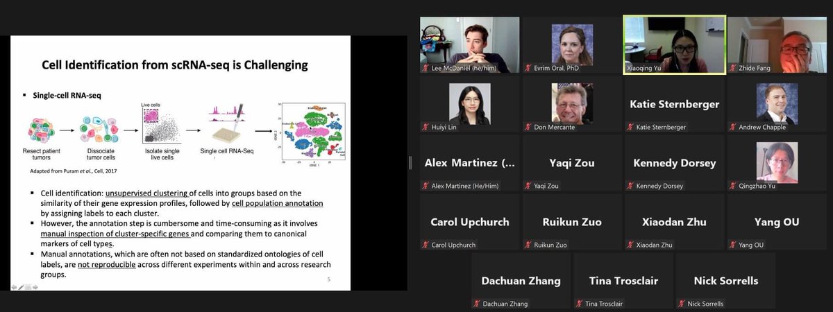 LSUHSCBiostat's tweet image. We enjoyed the talk by Dr. Xiaoqing Yu from Moffitt Cancer Center today. Please check our page regularly for future talks! #LSUHealth #Biostatistics