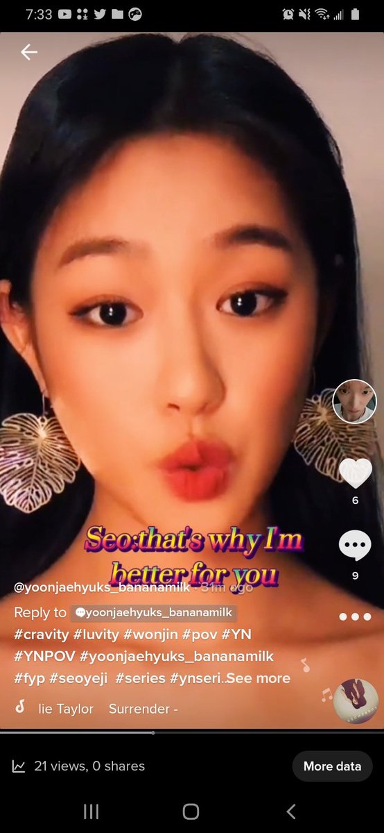 HannaHodge's tweet photo. Follow me on tiktok @yoonjaehyuks_bananamilk for the full video ♡
#cravity #luvity #wonjin #YN #YNPOV #hamwonjin #pov #kpop #cravityedit #tiktok #series #story #ynseries #ynstory #drama #SeoYeaJi https://t.co/H07vdct5iN
