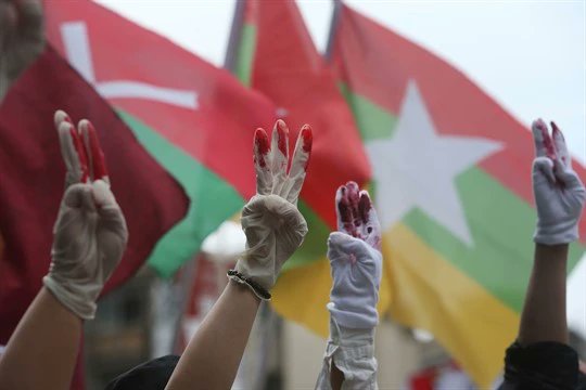 We are delighted to learn that the UK is now discussing with UN Security Council members the imminent terror campaigns planned by the #Myanmar military in the country's northwest.

These sleazeballs are not much of a thinker; neither will make light of their situation.