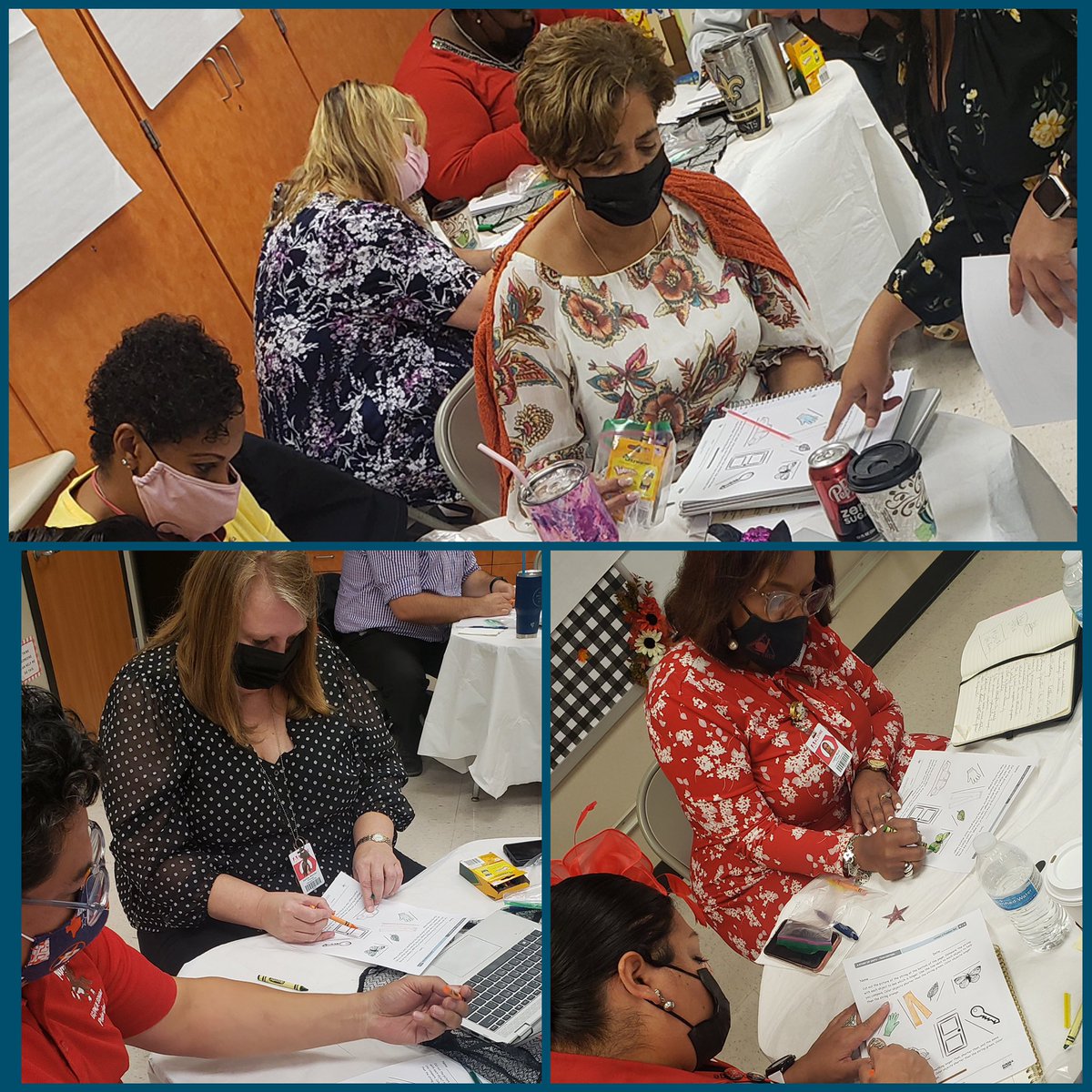 Our Primary/ACE leaders engaged in a math activity. We practice so that we can lead!! Be in the work!