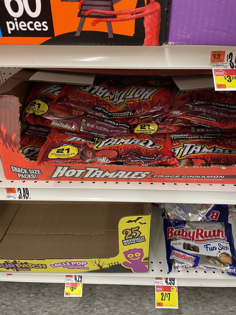 ktribbs26's tweet photo. @lukeadale Did not find twizzlers… i did find hot tamales though 🥸 https://t.co/NYTWma5ak6