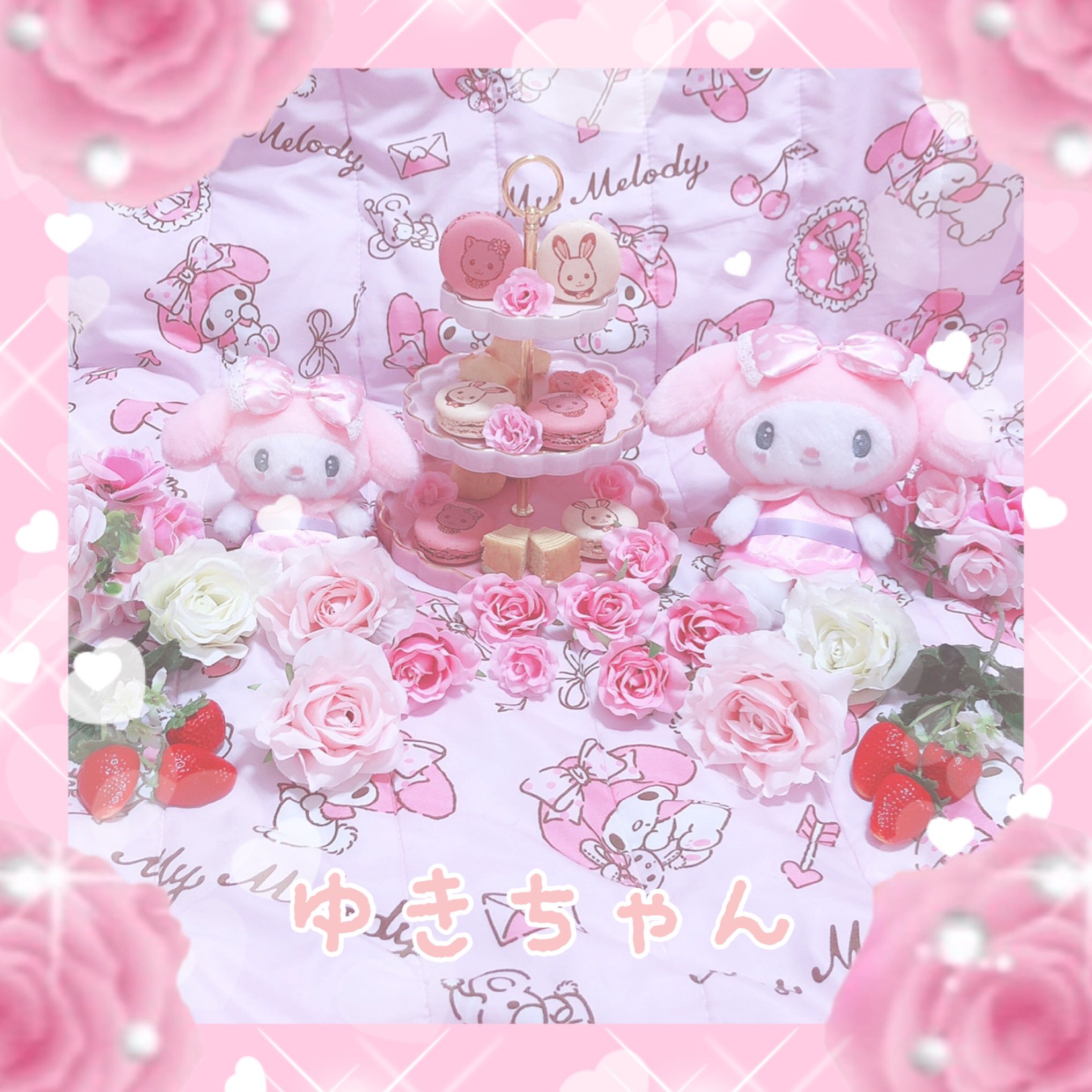ゆきちゃん ラデュレのシルバニアファミリー限定プリントマカロンでマイメロちゃんとアフタヌーンティー T Co X6ufmyaywz Twitter