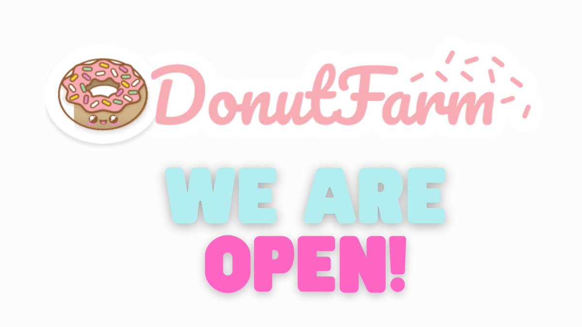 Donut_Farm's tweet photo. We're Open! Come get a taste of these Delicious APYs! 🍩🍩🍩https://t.co/7b7be3ZM3V $BNB $CAKE $DONUT $ETH @bscdaily @cz_binance @binance https://t.co/kR3BJCxKsx