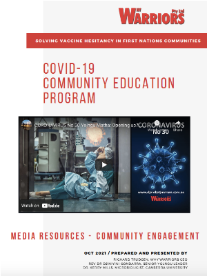 WhyWarriors's tweet photo. Sick of hearing from Yolngu who feel they are being forced rather than empowered with information about Covid-19 – “give us some answers, please!” - check out our latest news as we roll out community education through correct channels https://t.co/MYVRJ6nlF1 https://t.co/arIAvpTdSW