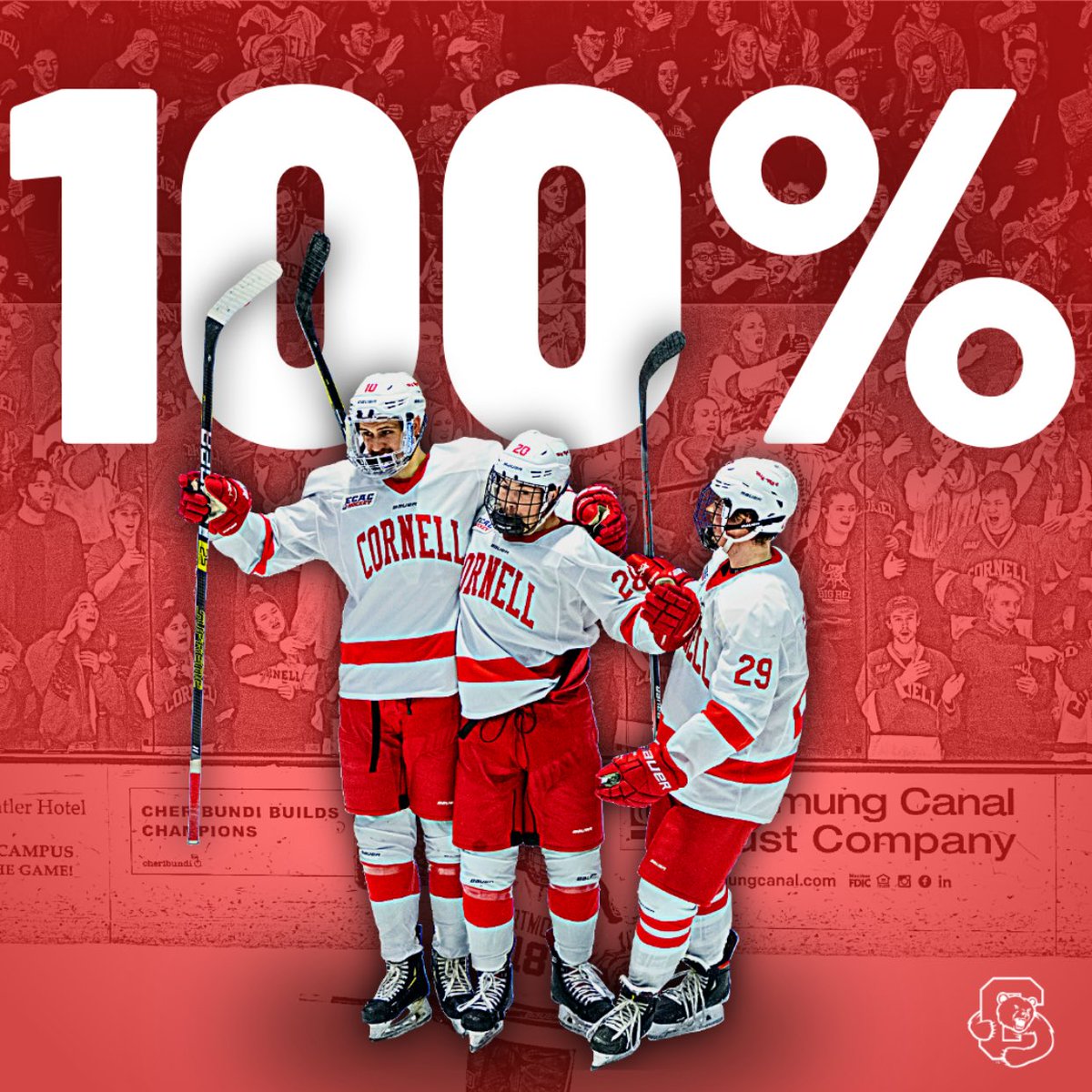 We’re extremely excited to announce that starting this weekend, Lynah Rink will be welcoming fans back at 100% capacity! We can’t wait to see you all! #YellCornell