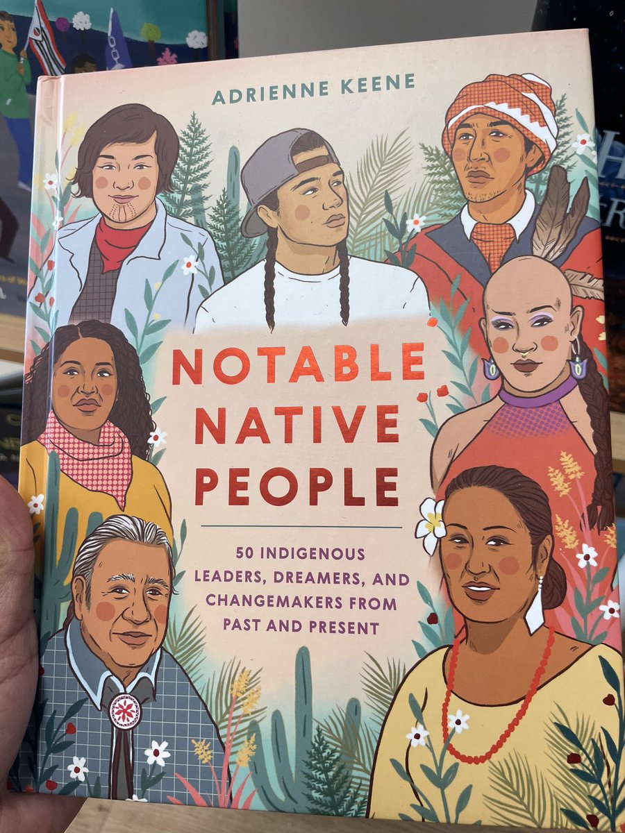 FootprintsCafe_'s tweet image. Read. Learn📚📚Celebrate the lives, stories, and contributions of Indigenous artists, activists, scientists, athletes, and other changemakers in this beautifully illustrated collection. #notablenativepeople #nativeamericanhistory #readingisfundamental #learnnativeamericanhistory