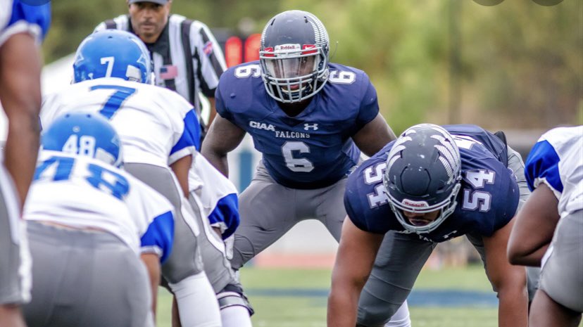 AntarronTurner's tweet photo. After a conversation with @CoachBowser2  I’m Blessed To receive an Offer from @Fa1conFb 🔵🦅⚪️!! https://t.co/kgdsjpTDkn