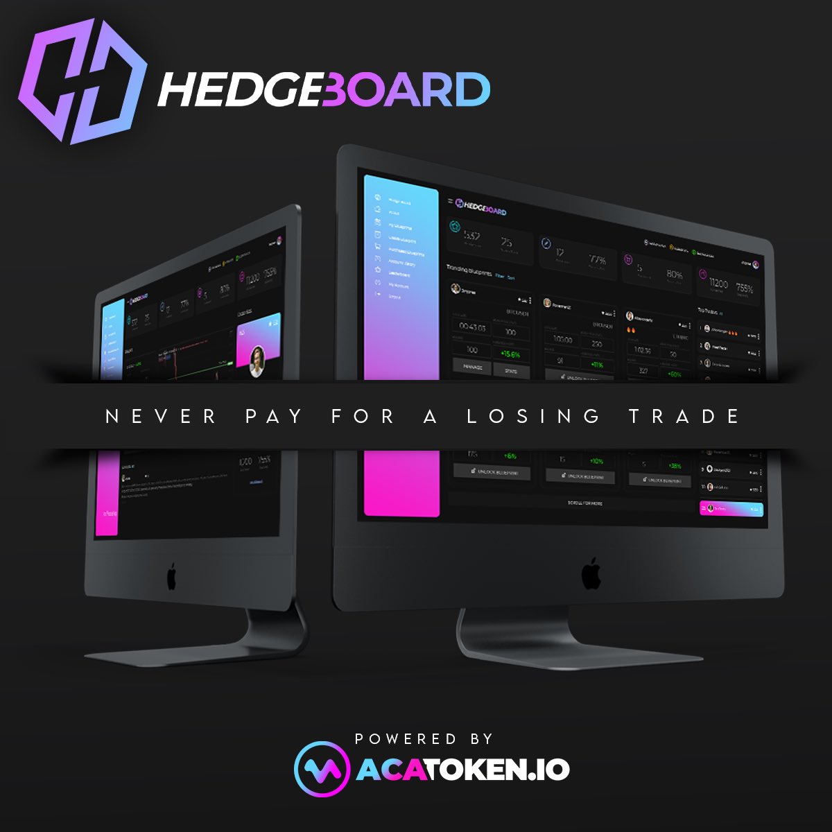 ACATOKEN_IO's tweet photo. $ACA Launches Hedgeboard Next Month 🤩

Performance Verification Tracking System. Where beginners never pay for a losing trade 100% insurance refund system 🖥📉✅💰

https://t.co/Kkr3Q8Yl9b

https://t.co/sI2p6ASIWJ

$ace $bnb $sxp $pkn $ldx $ewt #bscgems $crx $dydx https://t.co/rrTIg8jSCY