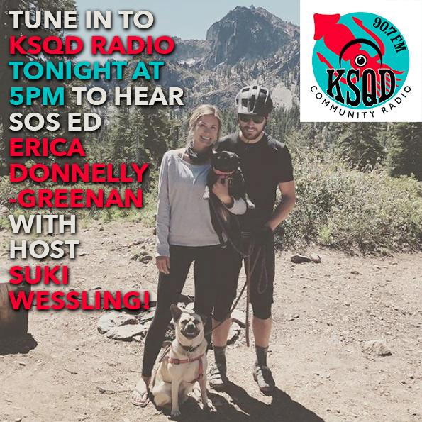 SaveOurShores's tweet photo. Tune in to @KSQDFM Community Radio at 5pm TONIGHT to hear Save Our Shores' new Executive Director Erica Donnelly-Greenan in conversation with host @sukiwessling !
https://t.co/qiWoNOg7A6 https://t.co/0L7fRv30ex