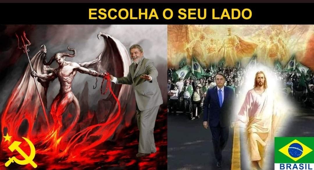 A luta do bem contra o mal nunca ficou tão evidente!

#BolsonaroPresidenteAte2026