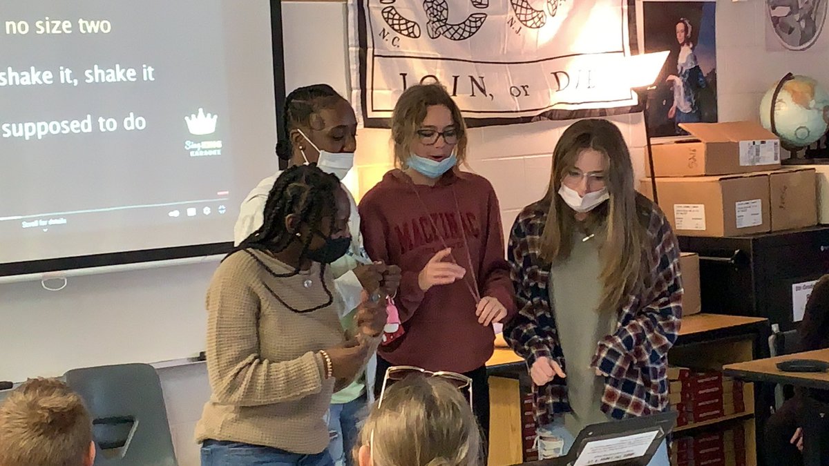 Had such a fun time today hearing students present their Revolutionary Era song parodies (a la Mr. Betts). They did an amazing job! <a href="/SocStudiesFCPS/">Aaron Davis</a> <a href="/AspireKy/">ASPIRE KY</a>