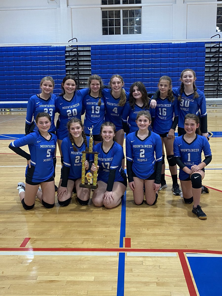 Congrats to Monongalia County Champions in JV Volleyball!!!!!!
